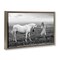 Stupell Industries Her White Horse Floating Frame, design by Ata Alishahi